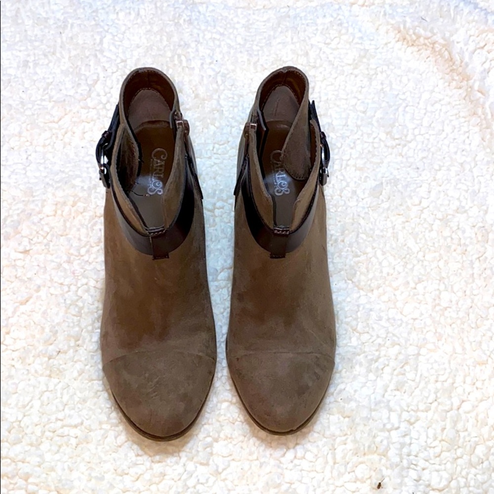 Taupe Suede Boots